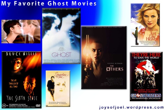 my favorite ghost movies, halloween, scary movies, joys of joel musings